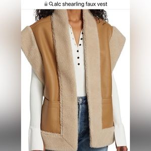 A.L.C shearling vest